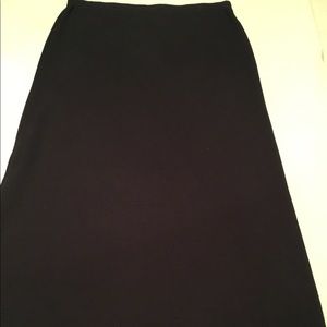 Emma James Navy Blue Maxi Skirt Size XL Pe…